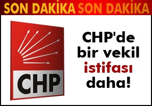 CHP'de bir vekil istifası daha!